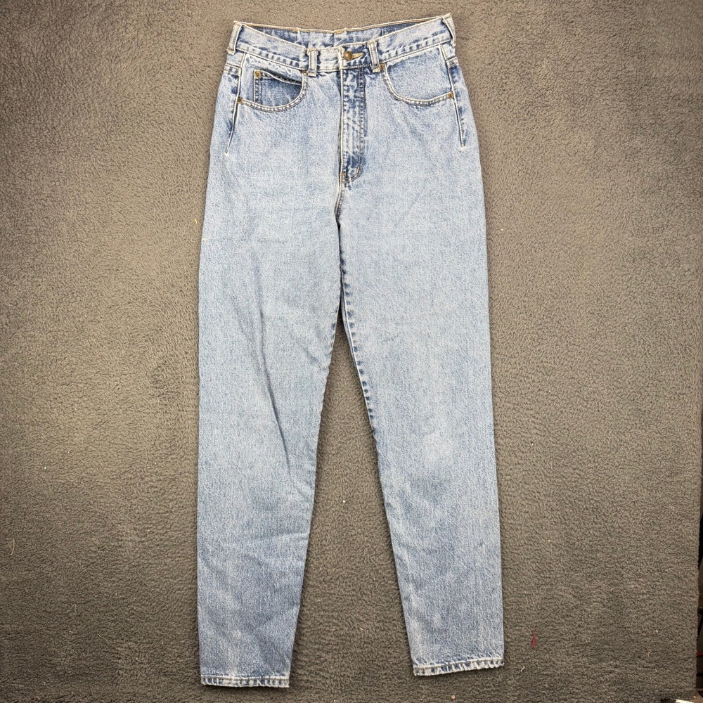 Lawman Vintage 90s High Waisted Mom Jeans Light Wash Denim Women Size 11 RN
